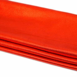 Side Of Metallic Lamba In Red