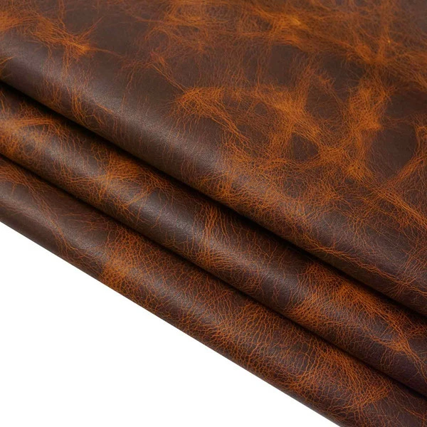 Copper Cowboy 4-5 Oz. Oil Tan Pre-Cut 12" X 12" 2 Copper Cowboy 4-5 Oz. Oil Tan Pre-Cut 12" X 12" - Image 2