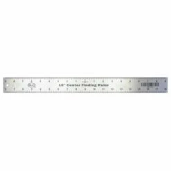 Ruler,Alum,CenterFinding,18"