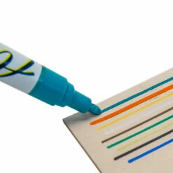 SLC Acrylic Paint Markers 36 SLC Acrylic Paint Markers -Leather Goods Sales Shop ACPM.Cyan20Blue.02