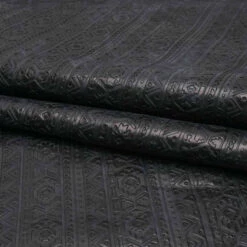 Authentic Lightning Embossed Cow -Leather Goods Sales Shop ALCS.Black .02