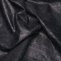 Authentic Lightning Embossed Cow -Leather Goods Sales Shop ALCS.Black .04