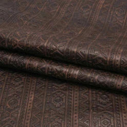 Authentic Lightning Embossed Cow -Leather Goods Sales Shop ALCS.Brown .02