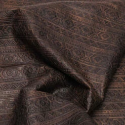 Authentic Lightning Embossed Cow -Leather Goods Sales Shop ALCS.Brown .04