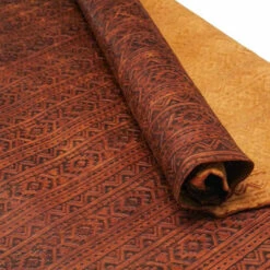 Authentic Lightning Embossed Cow -Leather Goods Sales Shop ALCS.Cognac.01