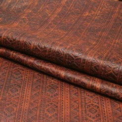 Authentic Lightning Embossed Cow -Leather Goods Sales Shop ALCS.Cognac.02