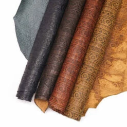 Authentic Lightning Embossed Cow