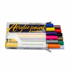 SLC Acrylic Paint Marker 12 Pack -Leather Goods Sales Shop APMS.Standard.01