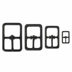 Black Center Bar Halter Buckle