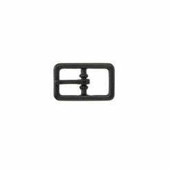Black Center Bar Halter Buckle 7 Black Center Bar Halter Buckle -Leather Goods Sales Shop BCBB.½.01