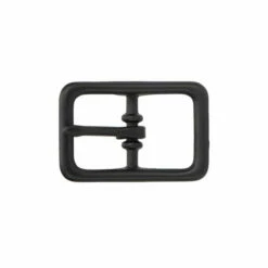 Black Center Bar Halter Buckle 9 Black Center Bar Halter Buckle -Leather Goods Sales Shop BCBB.¾.01