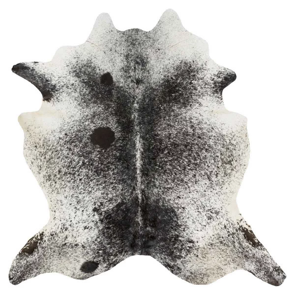 Black & White Speckled Cowhide Rugs 6 Black & White Speckled Cowhide Rugs - Image 6