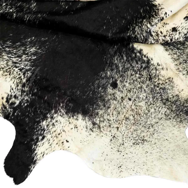 Black & White Speckled Cowhide Rugs 2 Black & White Speckled Cowhide Rugs - Image 2