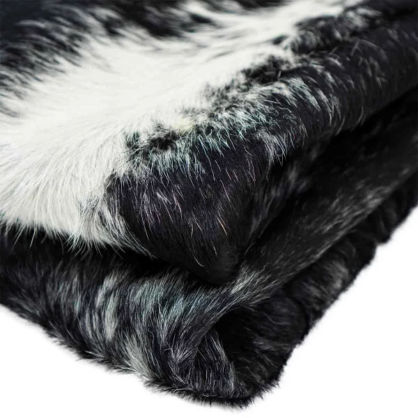 Black & White Speckled Cowhide Rugs 3 Black & White Speckled Cowhide Rugs - Image 3