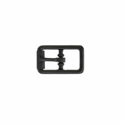 Black Center Bar Halter Buckle With Roller -Leather Goods Sales Shop CBHR.½.01