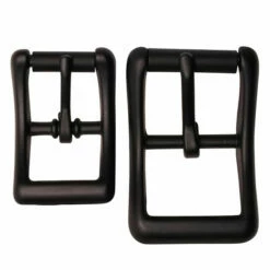 Black Center Bar Roller Buckle