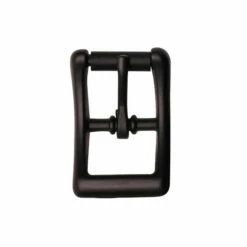 Black Center Bar Roller Buckle -Leather Goods Sales Shop CBRB.¾.01