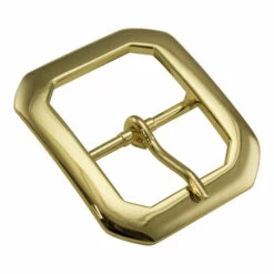 Clipped Corner Center Bar Buckles 10 Clipped Corner Center Bar Buckles -Leather Goods Sales Shop CCBK.Brass .12012