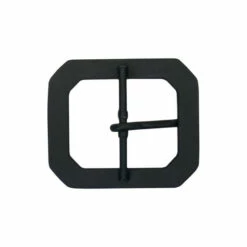 Clipped Corner Center Bar Buckles 13 Clipped Corner Center Bar Buckles -Leather Goods Sales Shop CCBK.Matte20Black.02