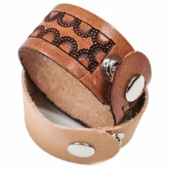 Adjustable Wrist Bands In 1" -Leather Goods Sales Shop CUF007.SLC .5