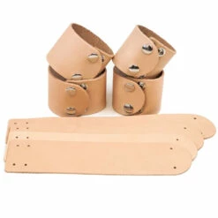 2" Adjustable Wrist Band Cuffs -Leather Goods Sales Shop CUF010.SLC .3