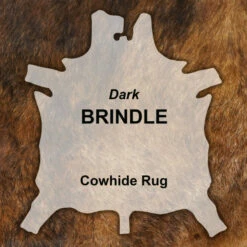 Dark Brindle Cowhide Rugs 12 Dark Brindle Cowhide Rugs -Leather Goods Sales Shop DBCR.SLC .Default 1