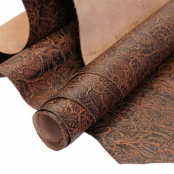 Daisy Floral Embossed Cow 27 Daisy Floral Embossed Cow -Leather Goods Sales Shop DFL.Cognac.02