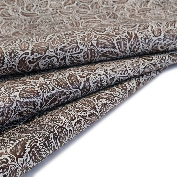 Daisy Floral Embossed Cow 6 Daisy Floral Embossed Cow - Image 6