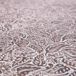 Daisy Floral Embossed Cow 25 Daisy Floral Embossed Cow -Leather Goods Sales Shop DFL.Creme20Brown.04