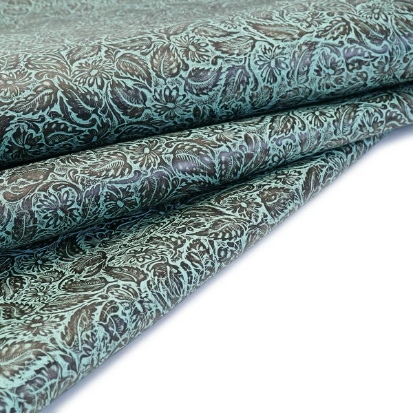 Daisy Floral Embossed Cow 14 Daisy Floral Embossed Cow - Image 14