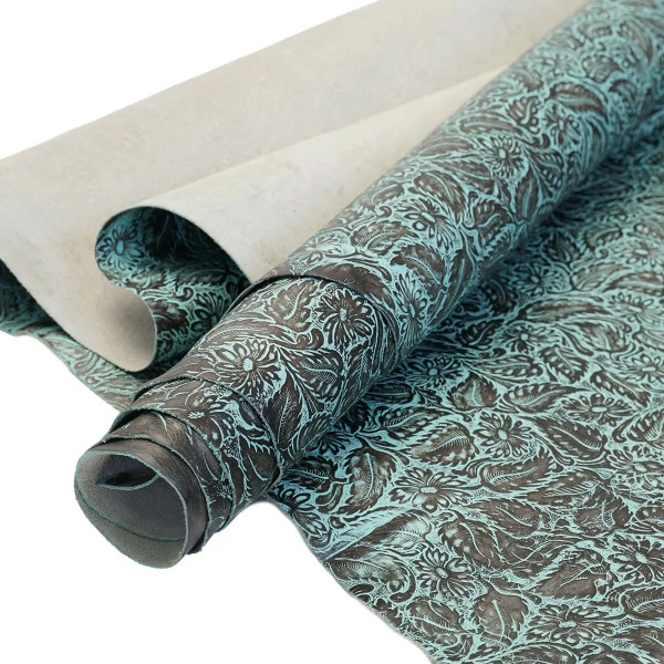 Daisy Floral Embossed Cow 15 Daisy Floral Embossed Cow - Image 15