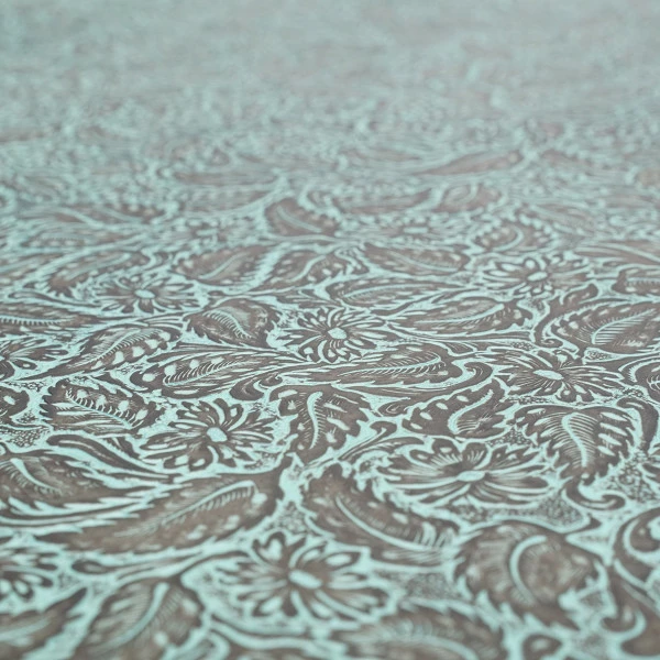 Daisy Floral Embossed Cow 17 Daisy Floral Embossed Cow - Image 17