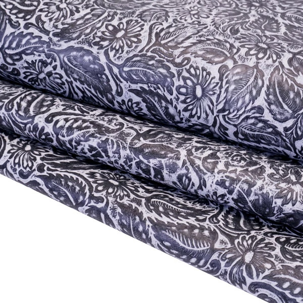 Daisy Floral Embossed Cow 2 Daisy Floral Embossed Cow - Image 2