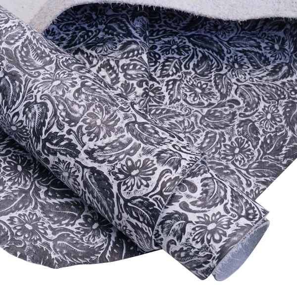 Daisy Floral Embossed Cow 3 Daisy Floral Embossed Cow - Image 3