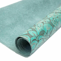 Eagle Floral -Leather Goods Sales Shop EFS.Antique20Turquoise.02