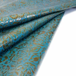 Eagle Floral -Leather Goods Sales Shop EFS.Copper20Teal.01