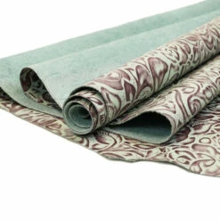 Eagle Floral -Leather Goods Sales Shop EFS.Turquoise20Brown.02