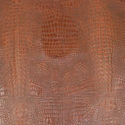 Embossed Gator On Cow -Leather Goods Sales Shop EGOC.Brown .04