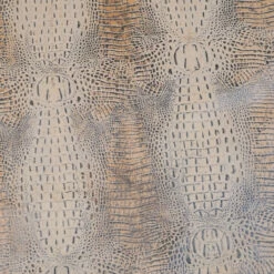 Embossed Gator On Cow -Leather Goods Sales Shop EGOC.Taupe .04