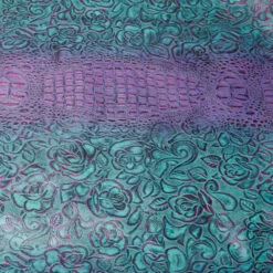 Floral Croc Embossed Cow -Leather Goods Sales Shop FCEC.Rio .03