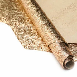 Gilded Floral Embossed Sides -Leather Goods Sales Shop GFES.Small .02