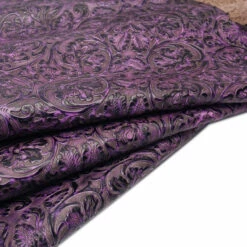 Heirloom Floral Sides 22 Heirloom Floral Sides -Leather Goods Sales Shop HLFS.Deep20Purple.01