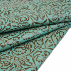 Heirloom Floral Sides 18 Heirloom Floral Sides -Leather Goods Sales Shop HLFS.Turquoise20Brown.01