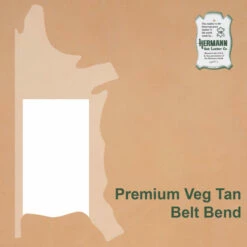 Hermann Oak Natural Belt Bends -Leather Goods Sales Shop HONB.Full .1