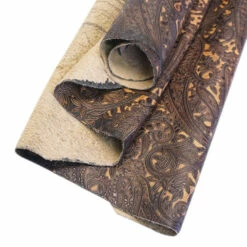 Paisley Embossed Cow -Leather Goods Sales Shop KSMR.Tigerseye.01