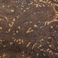 Paisley Embossed Cow -Leather Goods Sales Shop KSMR.Tigerseye.02