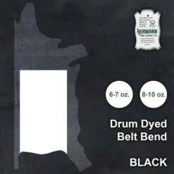 Hermann Oak Belt Bend - Black