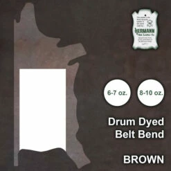 Hermann Oak Belt Bend - Brown