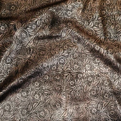 Metallic Floral Cow Sides 20 Metallic Floral Cow Sides -Leather Goods Sales Shop MFC.Rose20Gold20on20Black.03