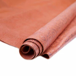 Metallic Floral Cow Sides